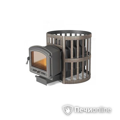 Дровяная печь-каменка Везувий Легенда Ретро Ковка 24 (224) в Ижевске