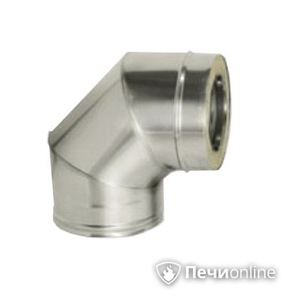 Дымоход Дымок Колено 90° с изоляцией 0,8 мм. OТFR90 150/230 в Ижевске