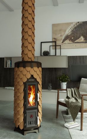 Отопительная печь TMF Сента Панголина Лайт терракота в Ижевске