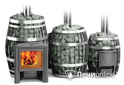 Дровяная печь TMF Саяны Inox Люмина КТК в Ижевске