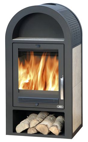 Печь-камин ABX Stockholm 8 (7кВ в воду, 5,5кВ в воздух), керамика в Ижевске