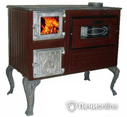 Отопительно-варочная печь МастерПечь ПВ-06 с духовым шкафом, 7.5 кВт в Ижевске
