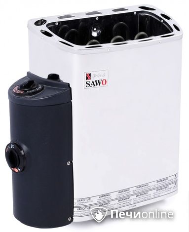 Электрокаменка для сауны Sawo Mini MN-30NB-Z со встроенным пультом управления в Ижевске