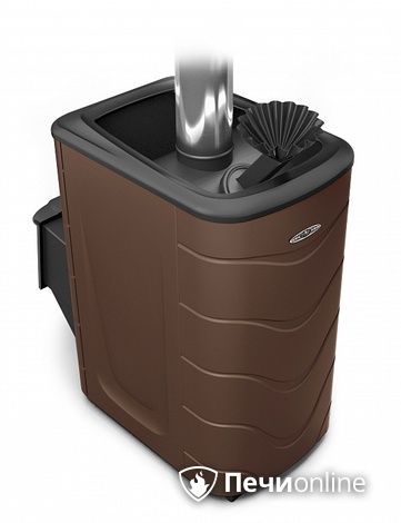 Дровяная банная печь TMF Гейзер 2014 Inox ДА ЗК шоколад в Ижевске