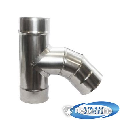 Дымоход УМК Тройник 135° D115 0.5мм нержавейка в Ижевске