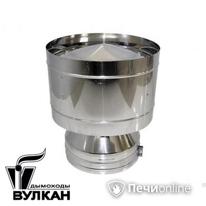 Дефлектор Вулкан DDH с изоляцией 50 мм D=180/280 нержавейка/оцинковка в Ижевске