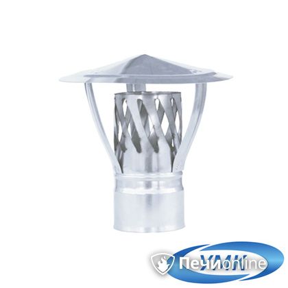 Дымоход УМК Зонт с искрогасителем D160 0.5 мм. нержавейка в Ижевске