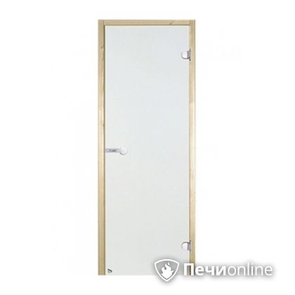 Дверь для бани Harvia Стеклянная дверь для сауны 7/19 коробка сосна сатин D71905М в Ижевске